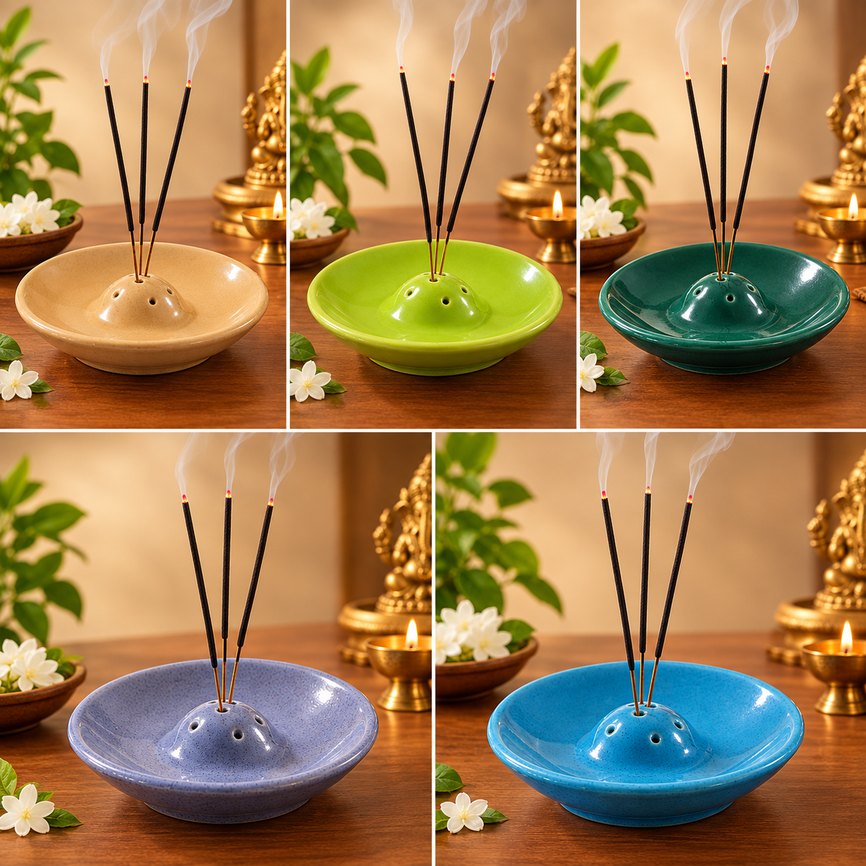 Ceramic Agarbatti Stand