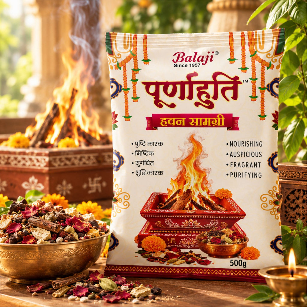 Balaji Purnahuti Havan Samagri 500g | Traditional Havan Ingredients
