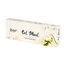 Load image into Gallery viewer, Box of Balaji Bel Phool premium incense sticks on a white background

