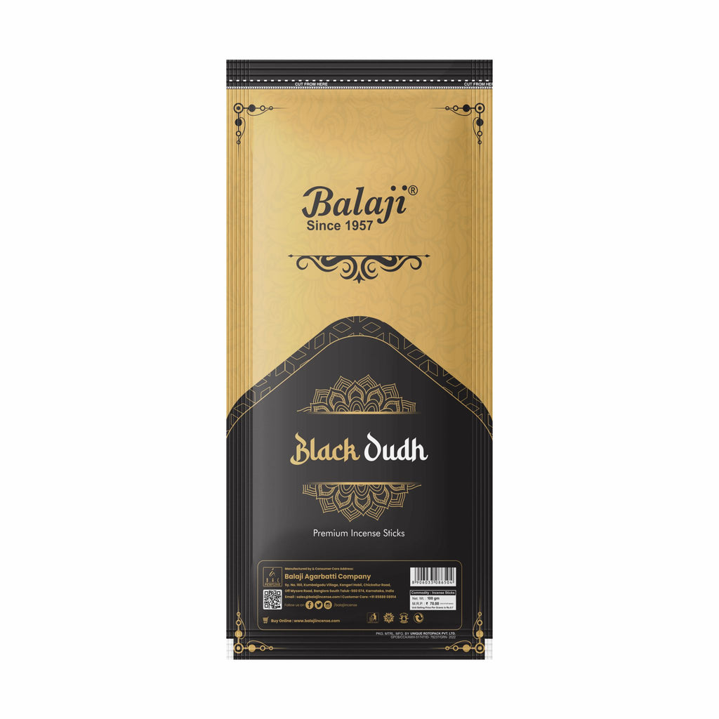 Black Oudh Zipper - 100gms