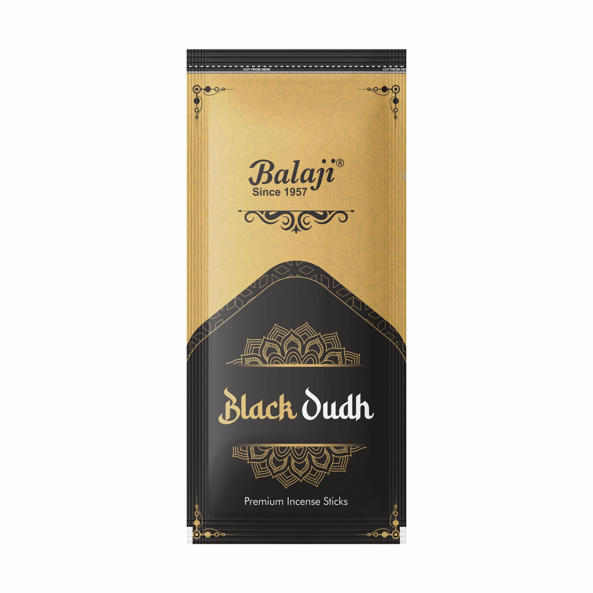 Black Oudh Zipper - 100gms