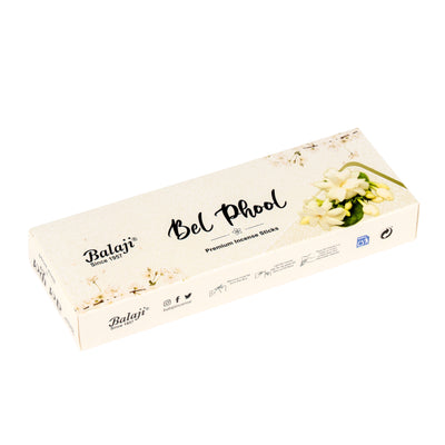 Balaji Bel Phool incense sticks packaging on a white background