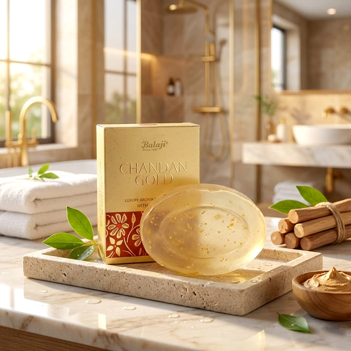 Chandan Gold - Luxury Aroma Soap