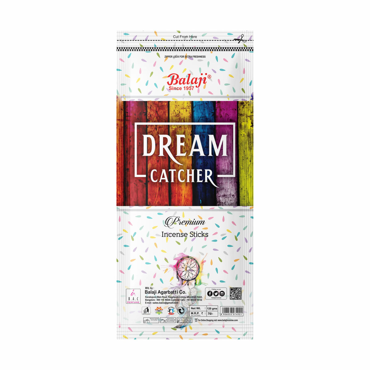 Dream Catcher - 120gms Zipper