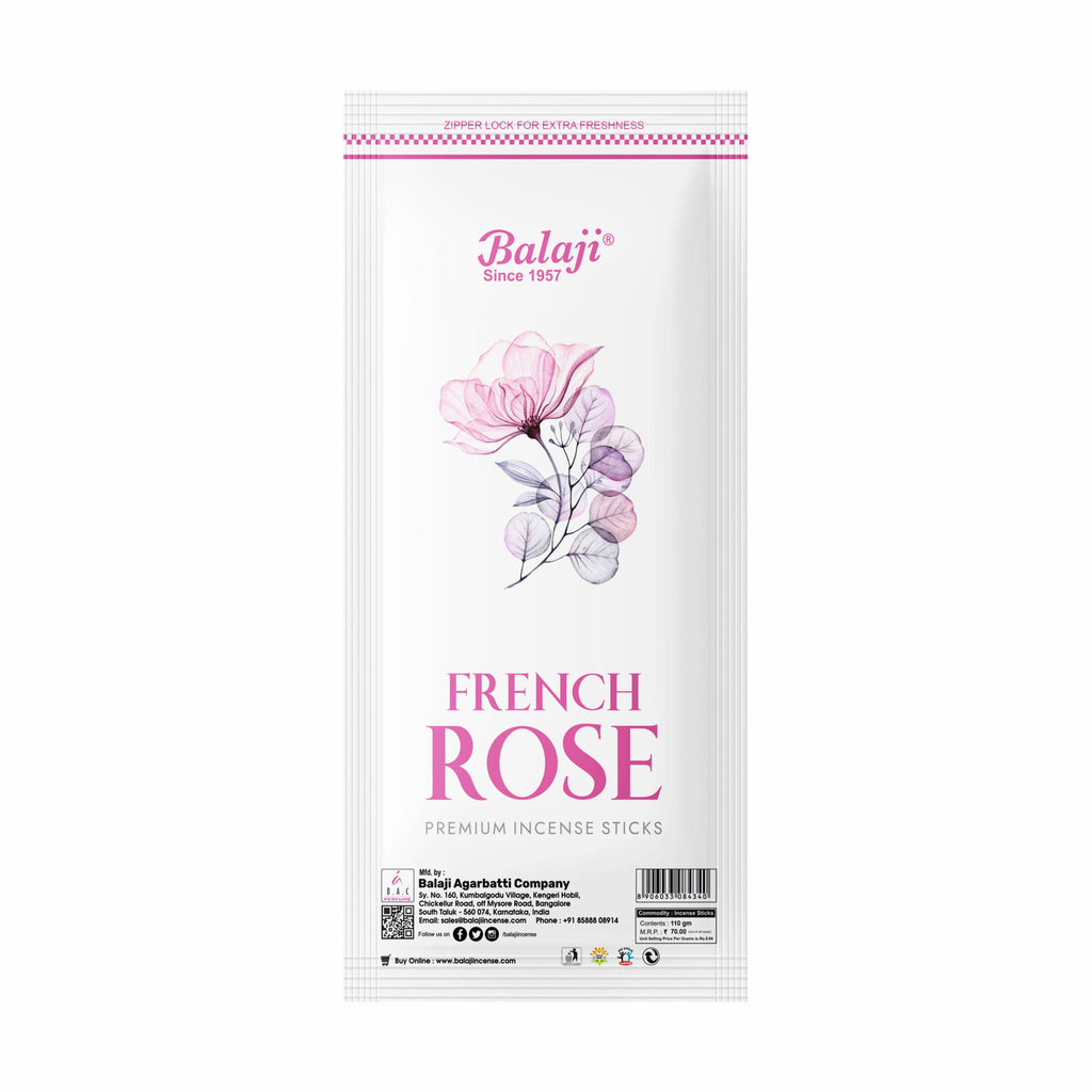 French Rose Zipper - 100gms