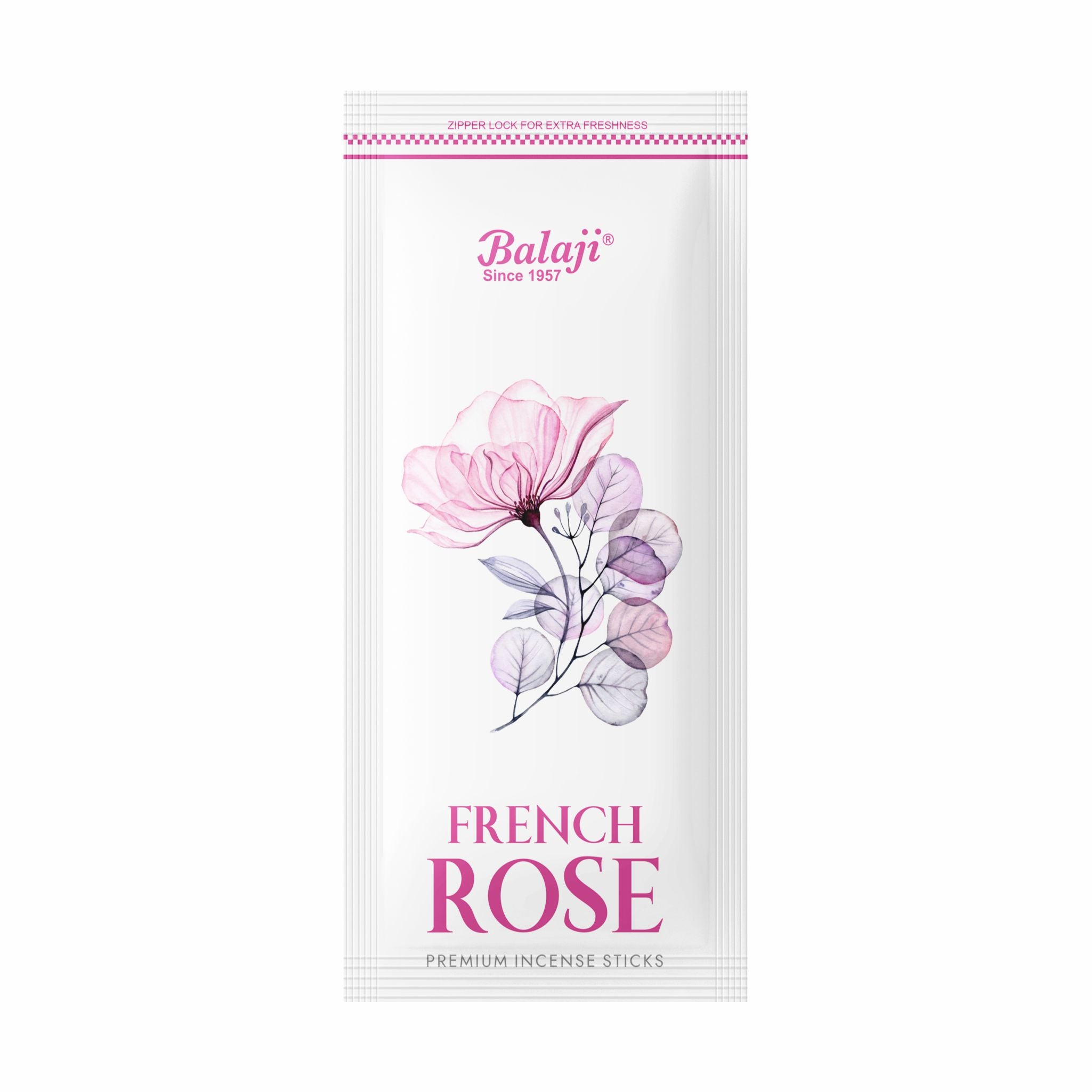 French Rose Zipper - 100gms