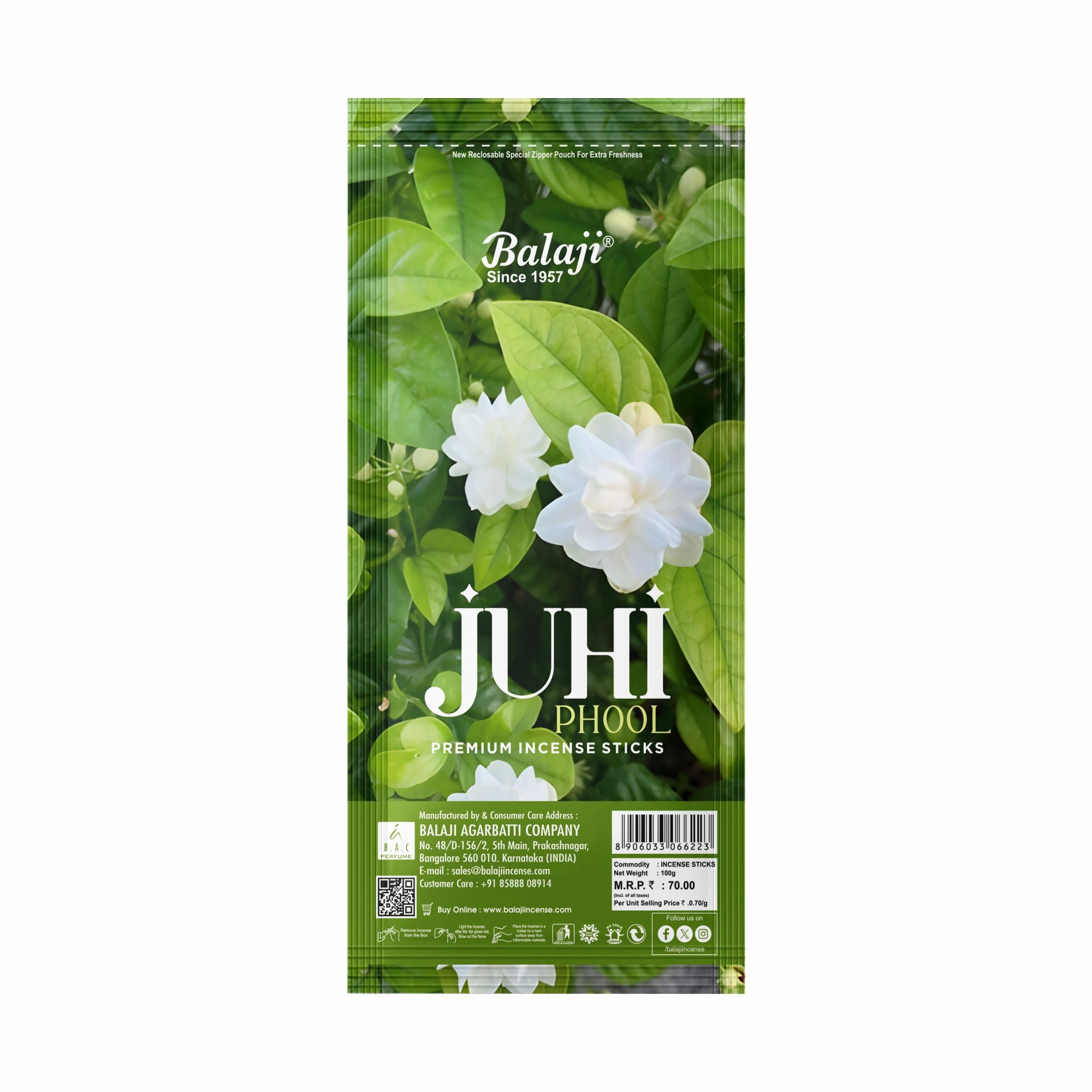 juhi Phool Zipper