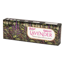 Load image into Gallery viewer, Box of Balaji Kashmiri Lavender incense with forest design
