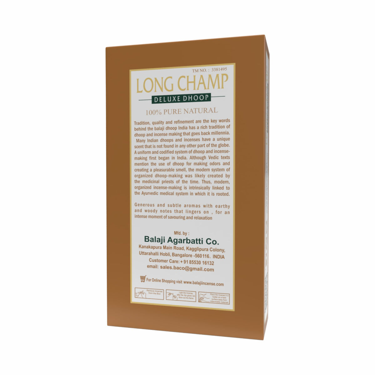 Long Champ - 100gms Wet Dhoop