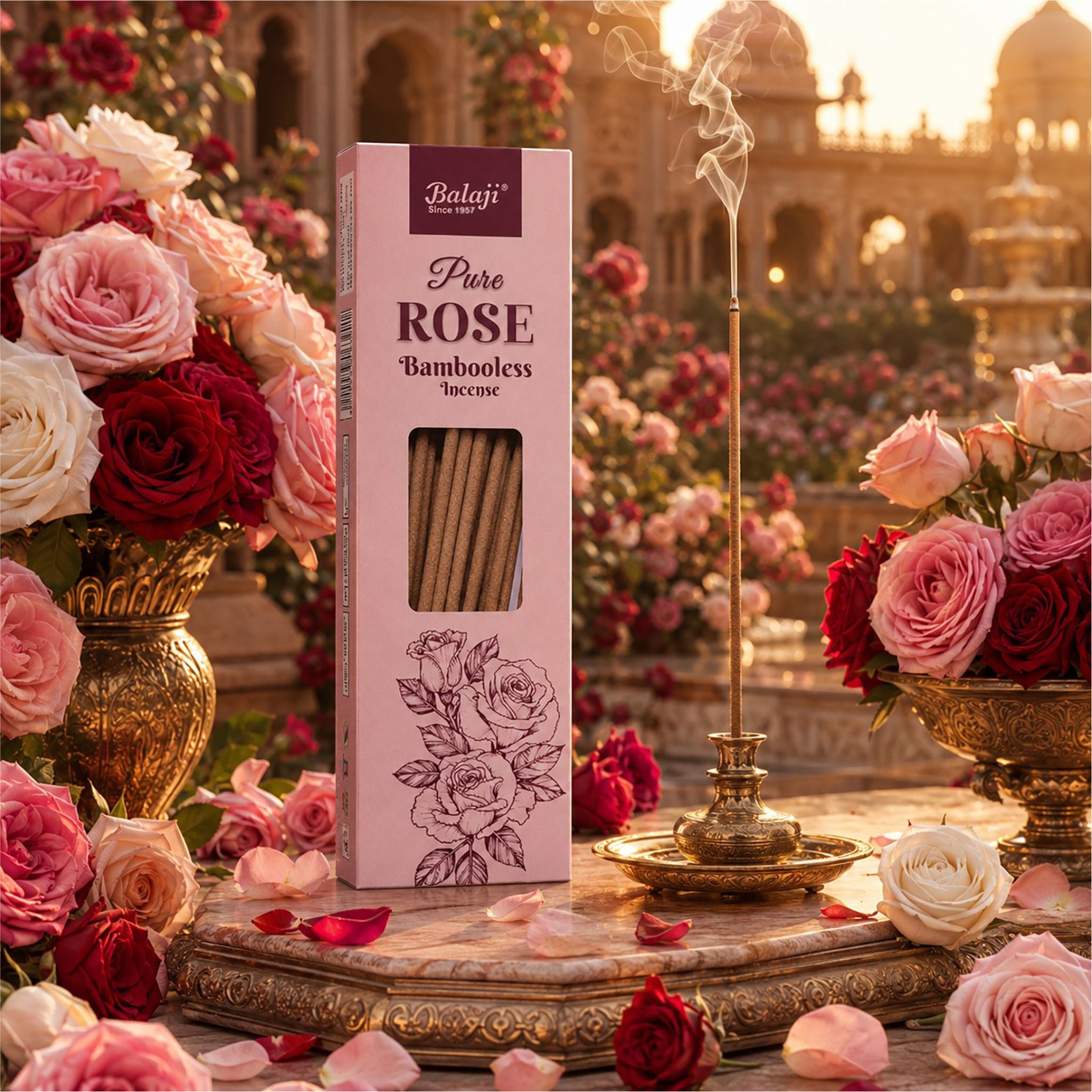 Bambooless Incense - Pure Rose