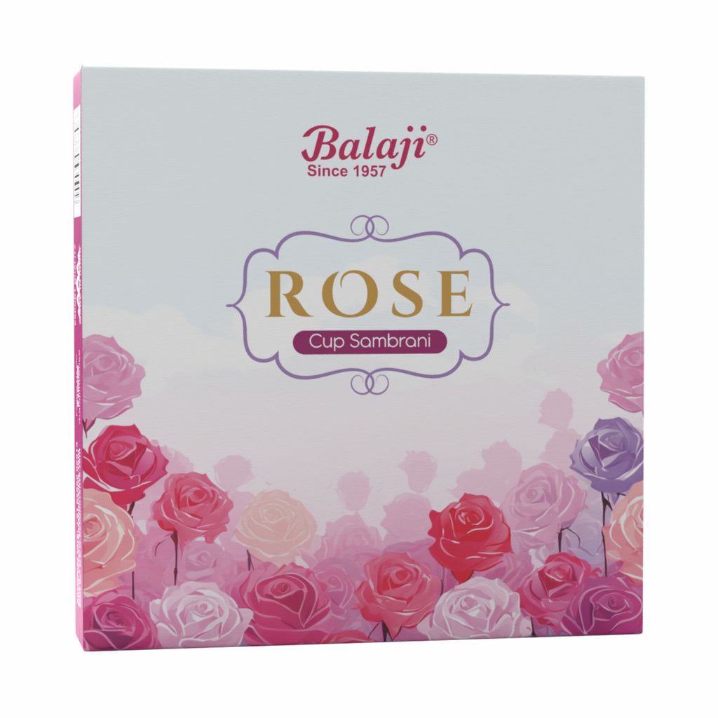 Rose Sambrani Cups (12N)