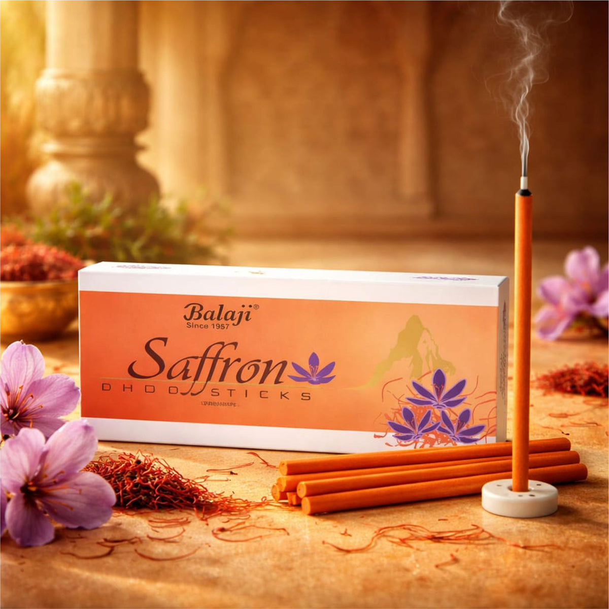 Saffron Dhoop 10 Sticks
