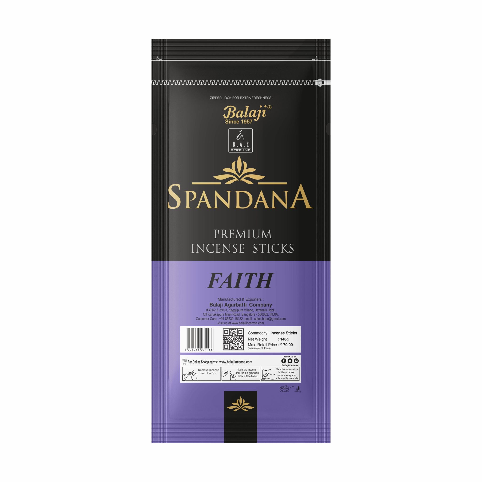 Spandana Faith Zipper