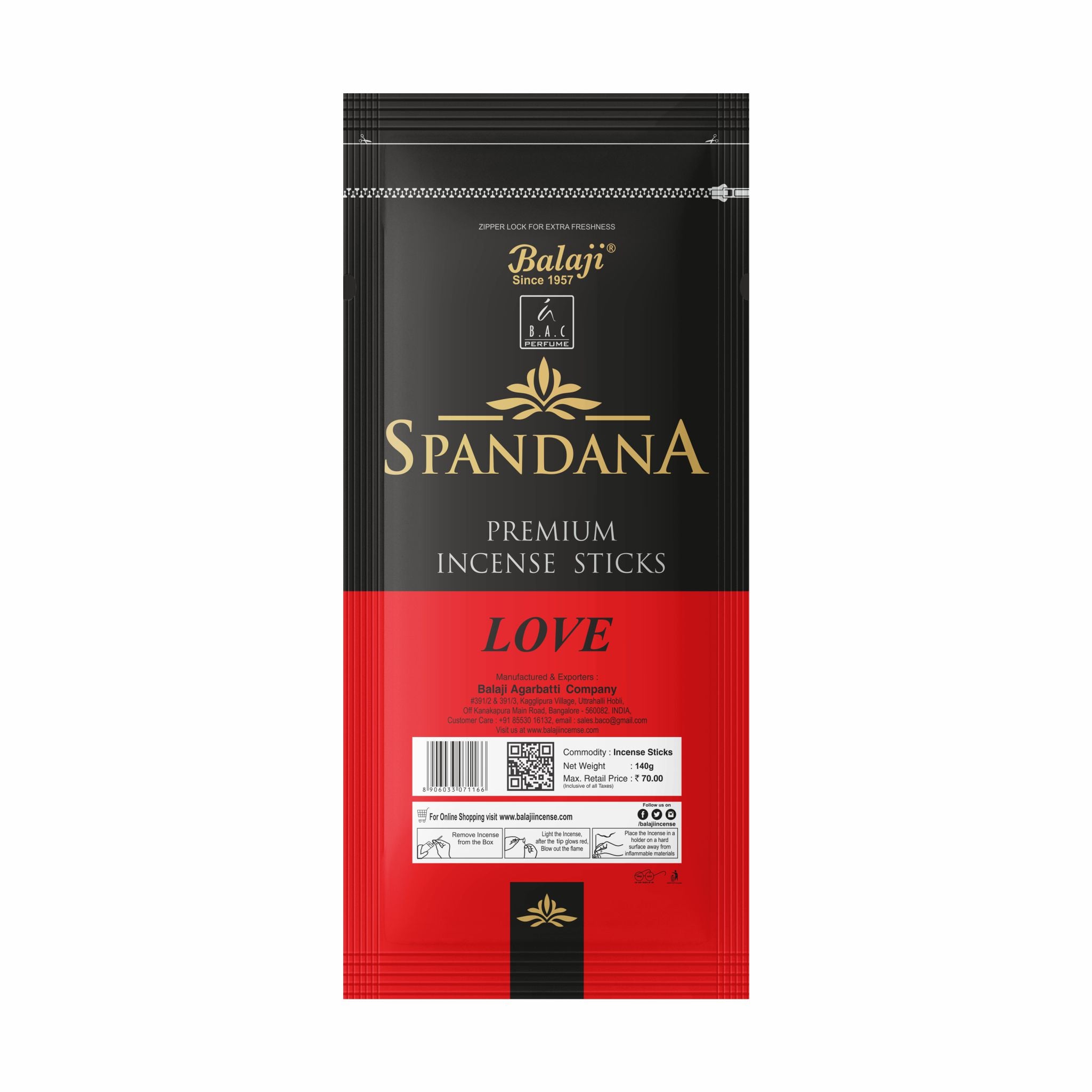Spandana Love Zipper