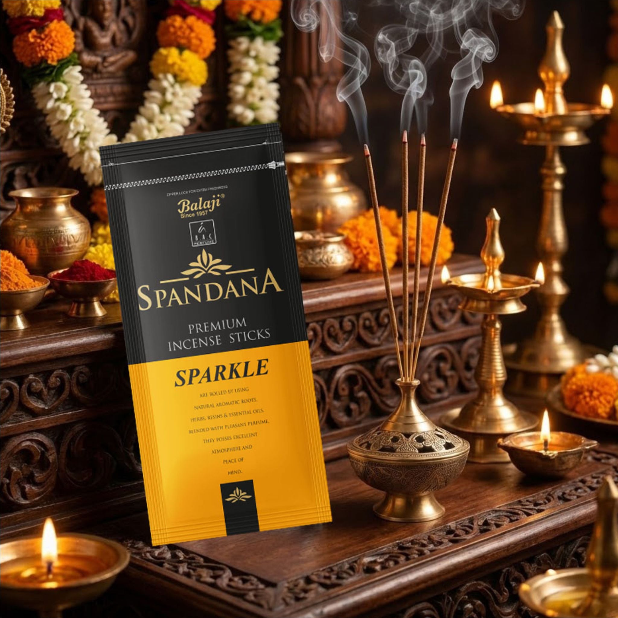 Spandana Sparkle Incense | Balaji Incense