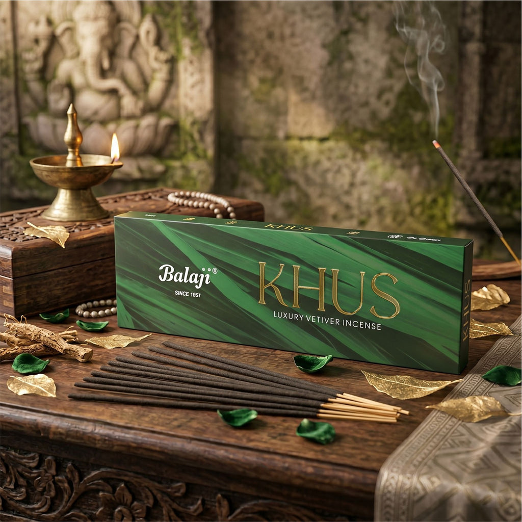 Khus -Luxury Vetiver Incense 25 Sticks