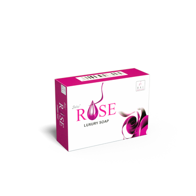 Rose Soap with natural rose oil for smooth, refreshed, and fragrant skin.