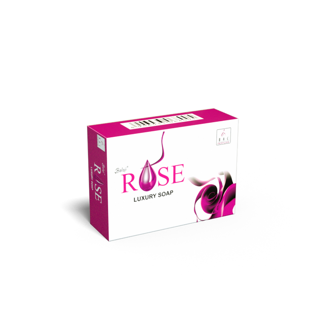 Rose Soap with natural rose oil for smooth, refreshed, and fragrant skin.